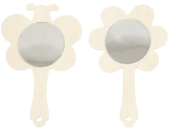 Creativ Company Koristele puinen käsipeilisi 2 kpl.